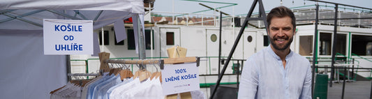 Košile od Uhlíře. Lněné košile